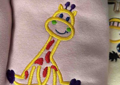 Stickung Giraffe